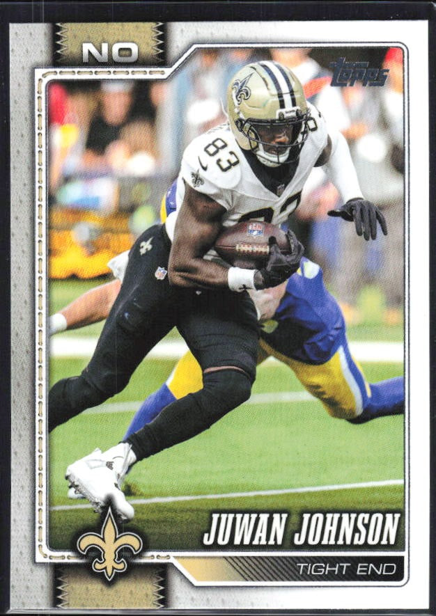 2026 Topps Flagship Football Juwan Johnson #146 – framsida