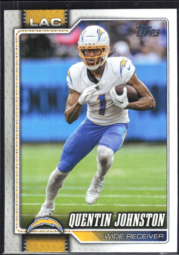 2026 Topps Flagship Football Quentin Johnston #111 – framsida