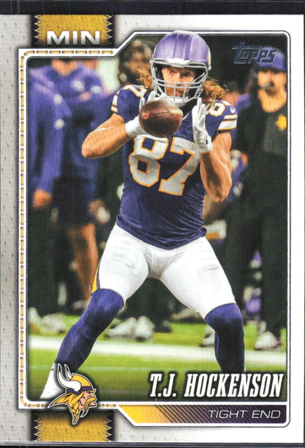 2026 Topps Flagship Football T.J. Hockenson #241 – framsida