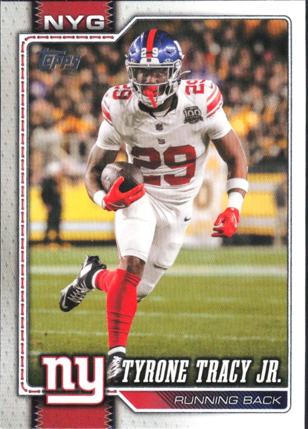 2026 Topps Flagship Football Tyrone Tracy Jr. #152 – framsida