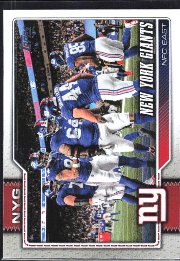 2026 Topps Flagship Football New York Giants #275 – framsida