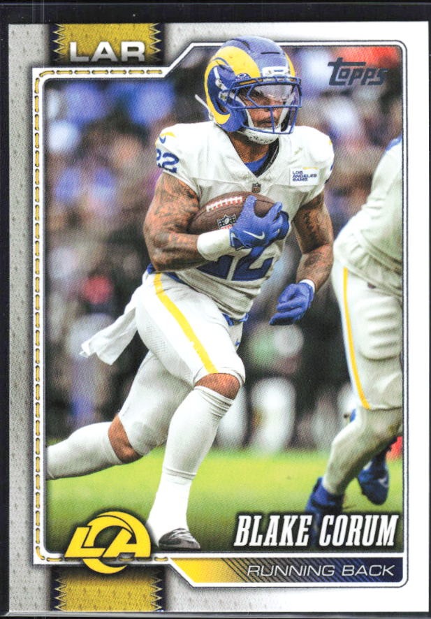 2026 Topps Flagship Football Blake Corum #234 – framsida