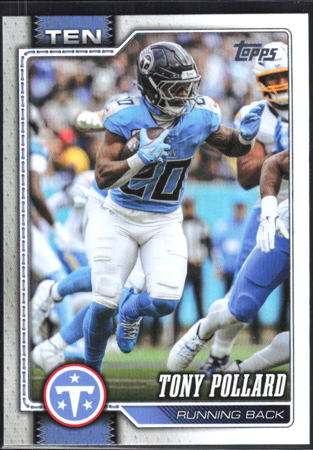 2026 Topps Flagship Football Tony Pollard #193 – framsida