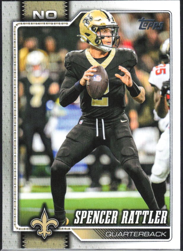 2026 Topps Flagship Football Spencer Rattler #243 – framsida