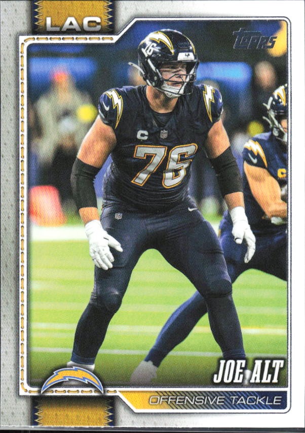 2026 Topps Flagship Football Joe Alt #105 – framsida