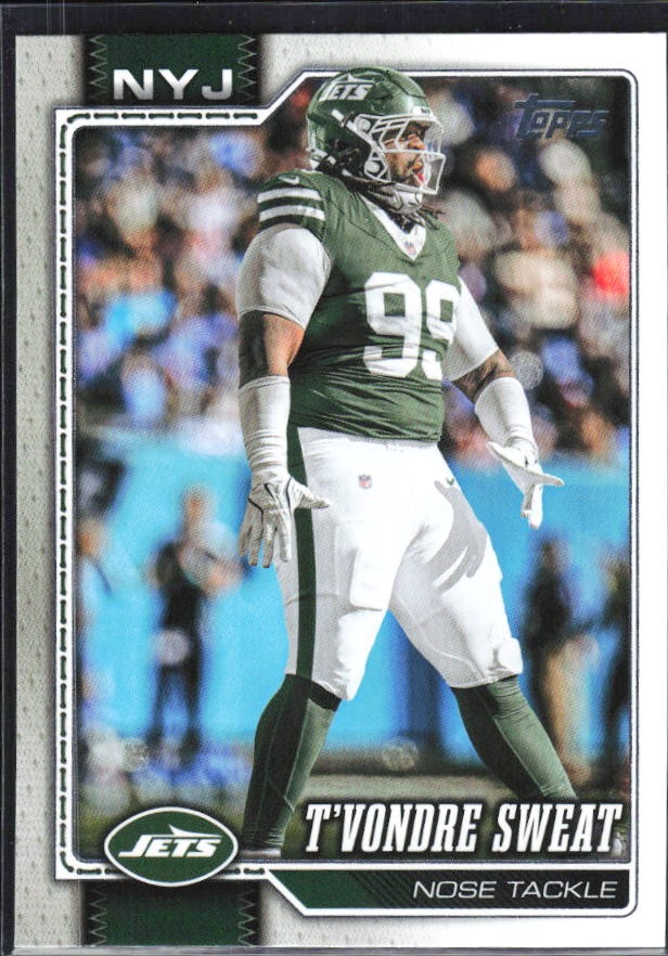 2026 Topps Flagship Football T’Vondre Sweat #256 – framsida