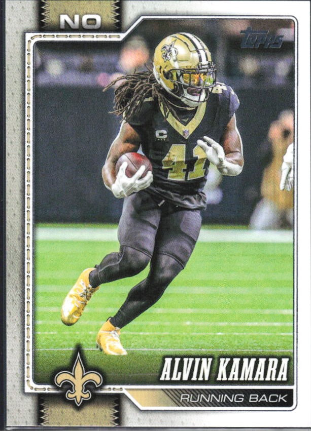 2026 Topps Flagship Football Alvin Kamara #149 – framsida
