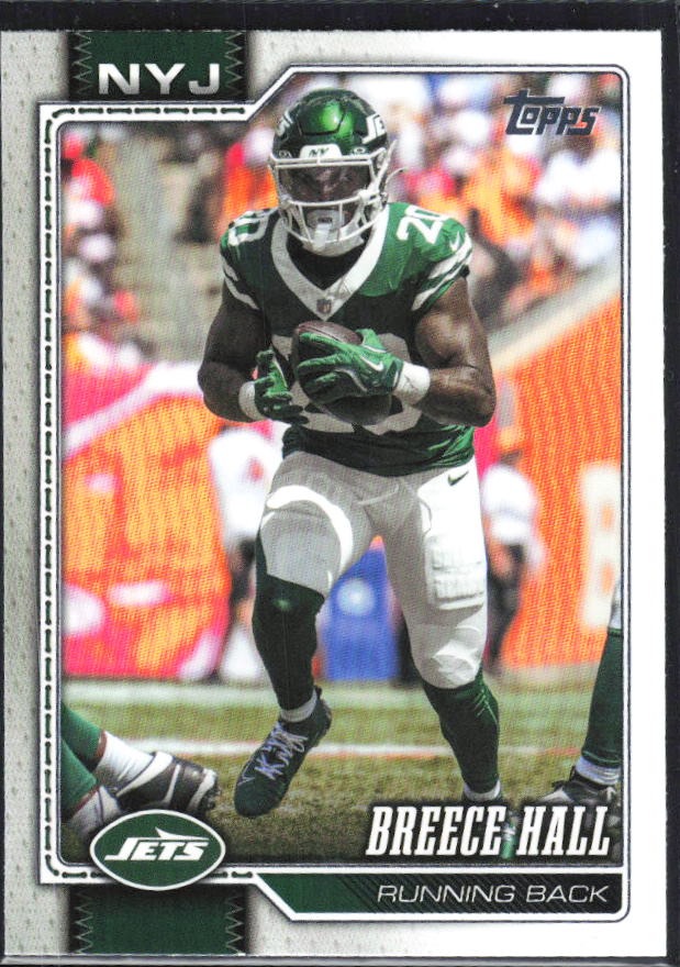 2026 Topps Flagship Football Breece Hall #162 – framsida