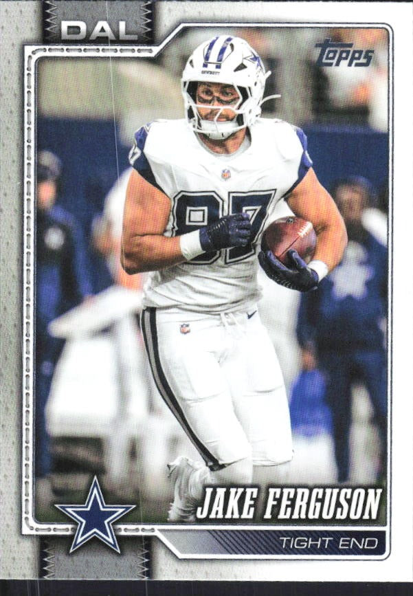 2026 Topps Flagship Football Jake Ferguson #55 – framsida
