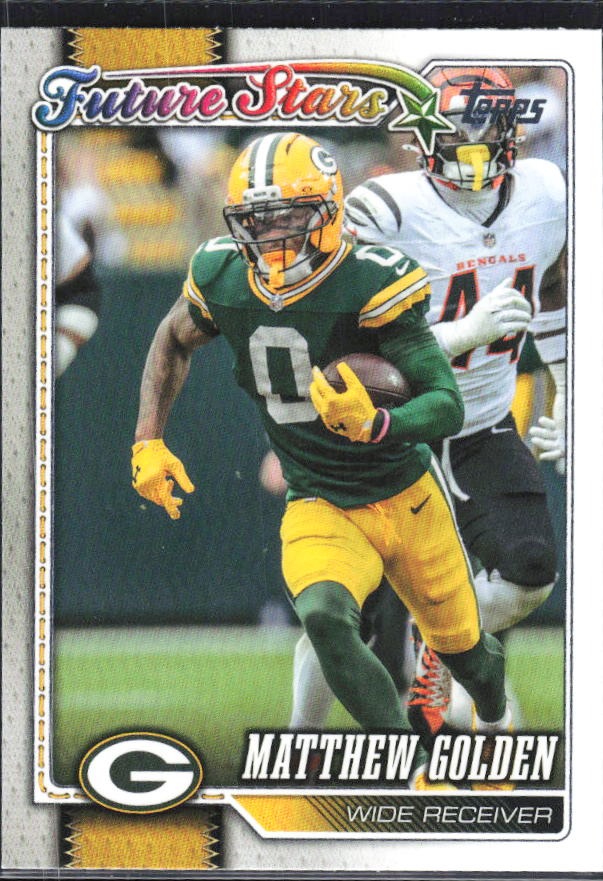 2026 Topps Flagship Football Matthew Golden Future Stars #263 – framsida