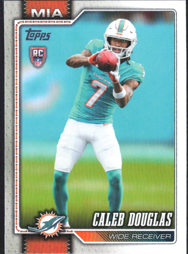2026 Topps Flagship Football Caleb Douglas RC #365 – framsida