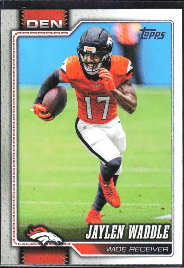 2026 Topps Flagship Football Jaylen Waddle #125 – framsida