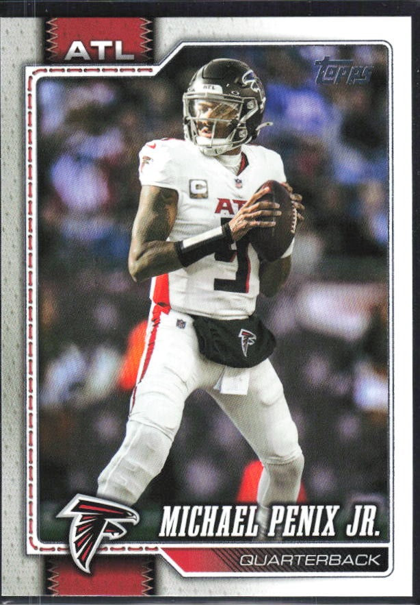2026 Topps Flagship Football Michael Penix Jr. #8 – framsida