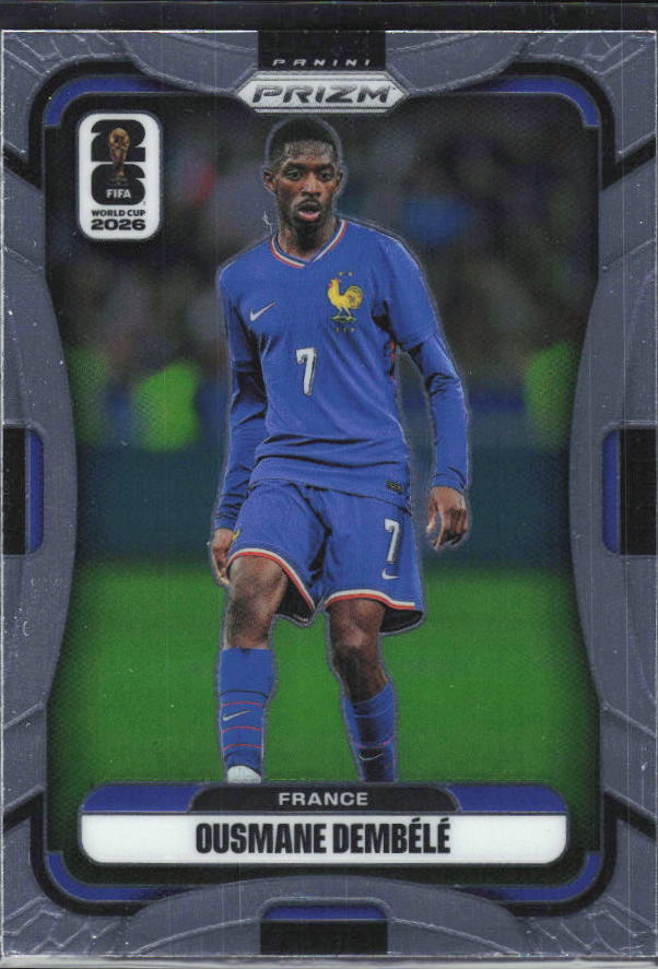 Ousmane Dembele 2026 Prizm World Cup Base framsida