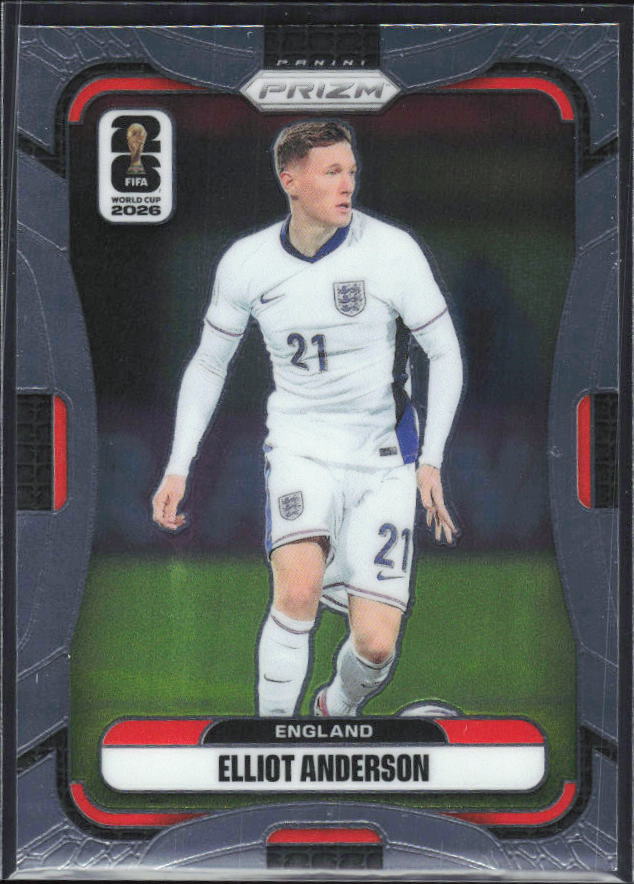 Elliot Anderson 2026 Prizm World Cup Base framsida