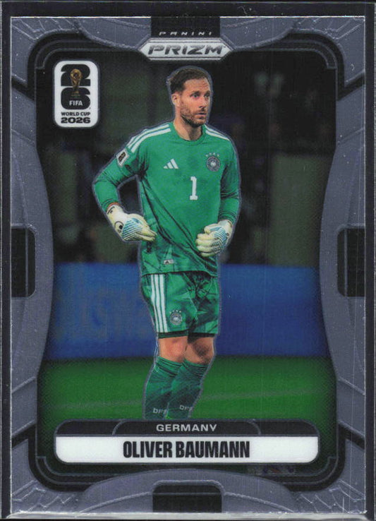 Oliver Baumann 2026 Prizm World Cup Base framsida SKU 10681