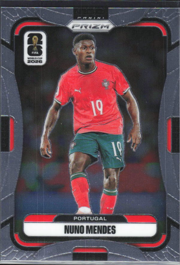 Nuno Mendes 2026 Prizm World Cup Base framsida SKU 10695