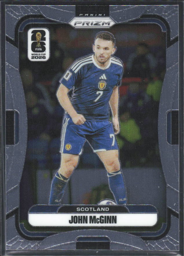 John McGinn 2026 Prizm World Cup Base framsida SKU 10708
