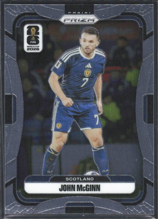 John McGinn 2026 Prizm World Cup Base framsida SKU 10708