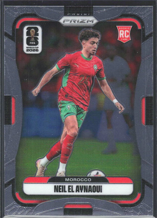 Neil El Aynaoui 2026 Prizm World Cup Base framsida SKU 10713