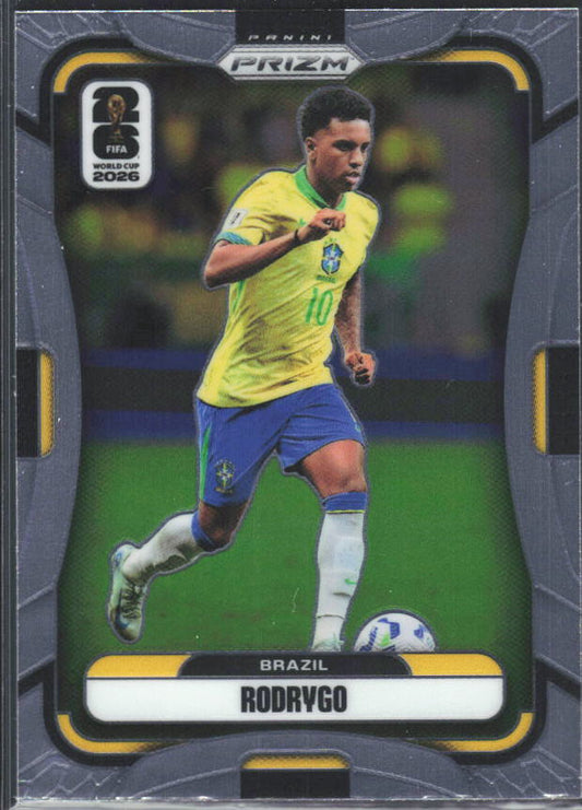 Rodrygo 2026 Prizm World Cup Base framsida SKU 10714
