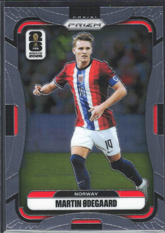 Martin Odegaard 2026 Prizm World Cup Base framsida SKU 10715