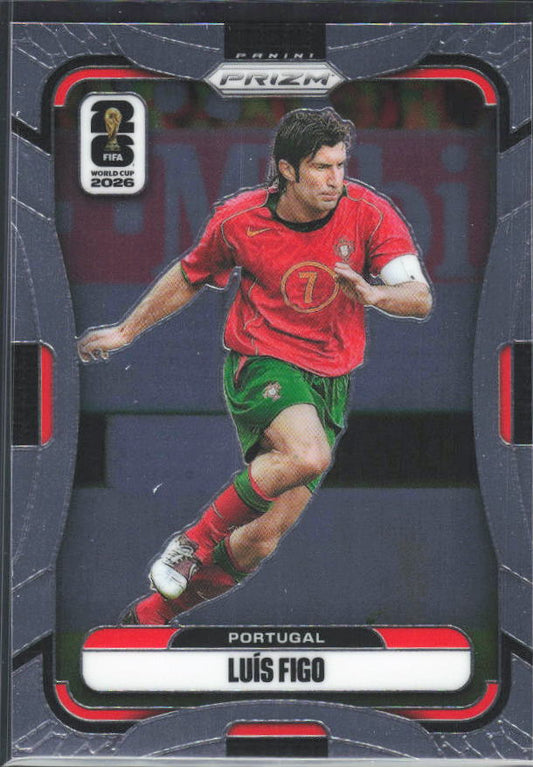 Luis Figo 2026 Prizm World Cup Base framsida SKU 10716
