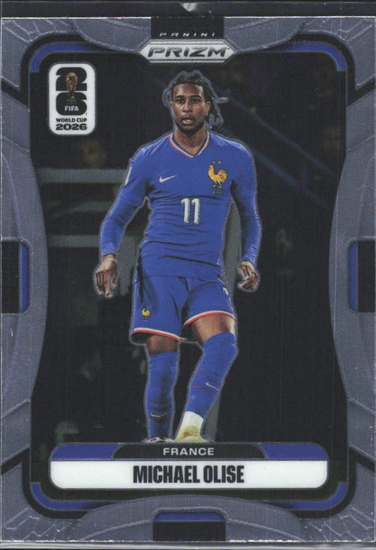 Michael Olise 2026 Prizm World Cup Base framsida SKU 10730