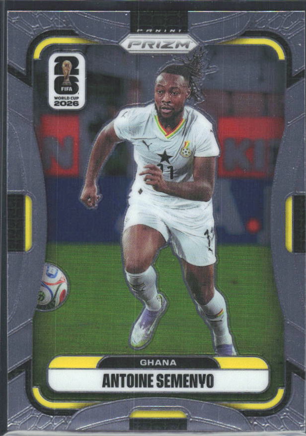 Antoine Semenyo 2026 Prizm World Cup Base framsida SKU 10733