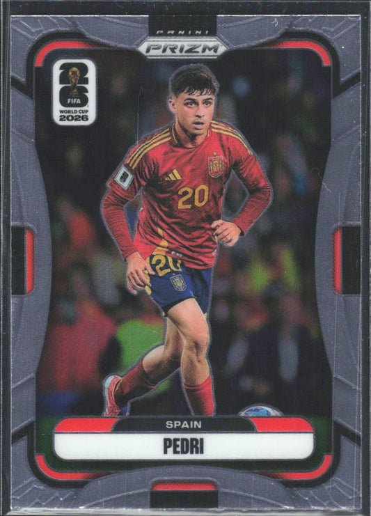 Pedri 2026 Prizm World Cup Base framsida SKU 10741
