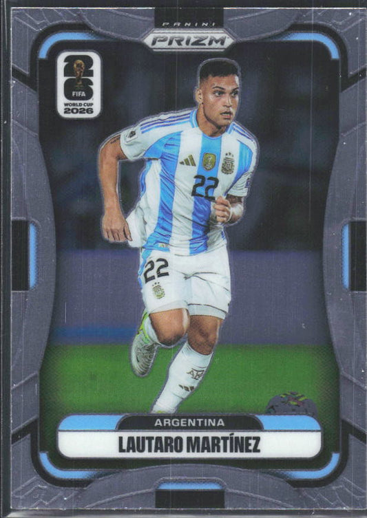 Lautaro Martinez 2026 Prizm World Cup Base framsida SKU 10756