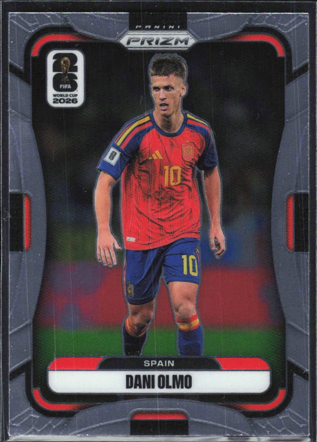 Dani Olmo 2026 Prizm World Cup Base framsida SKU 10758
