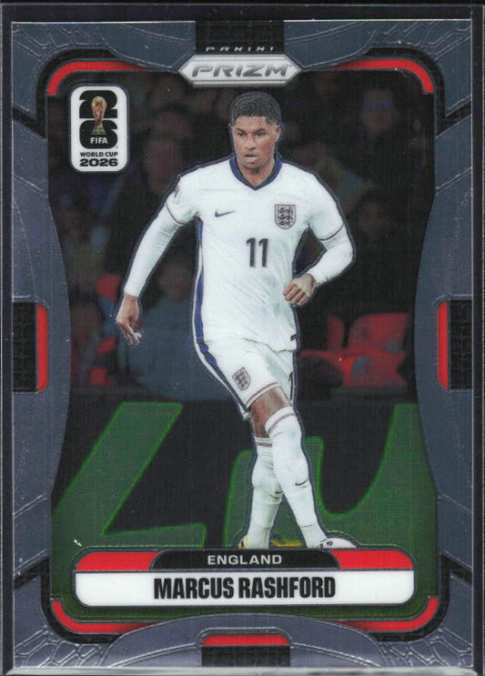 Marcus Rashford 2026 Prizm World Cup Base framsida SKU 10775