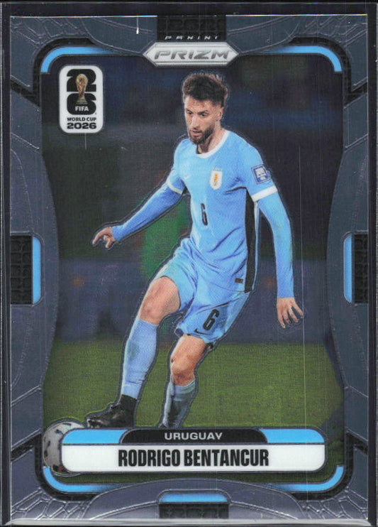 Rodrigo Bentancur 2026 Prizm World Cup Base framsida SKU 10781