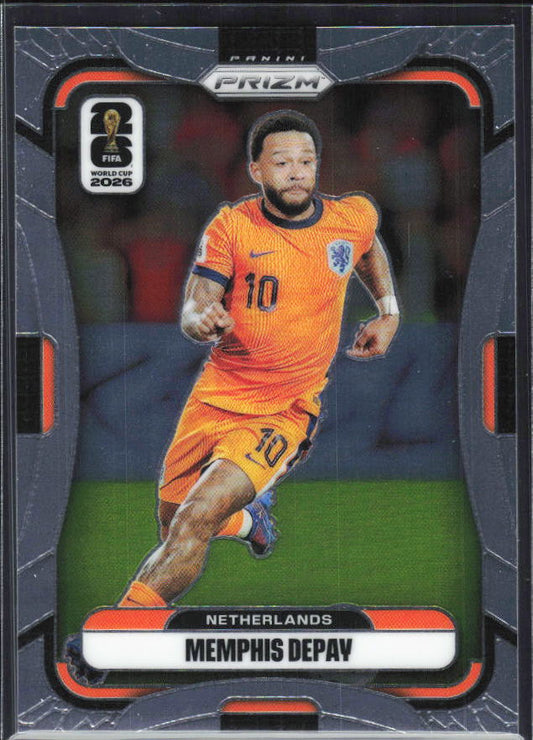 Memphis Depay 2026 Prizm World Cup Base framsida SKU 10788