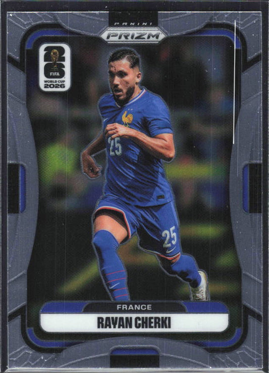Rayan Cherki 2026 Prizm World Cup Base framsida SKU 10795