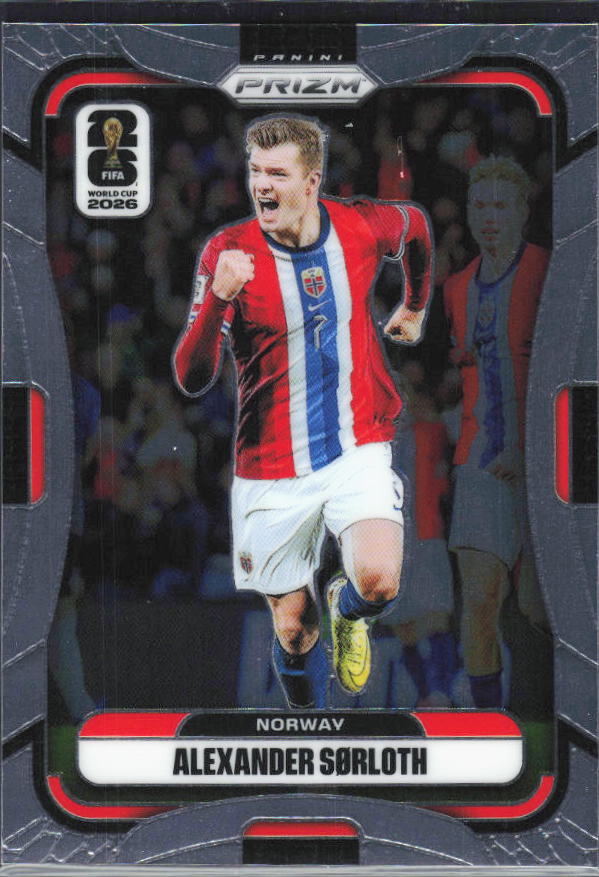 Alexander Sorloth 2026 Prizm World Cup Base framsida SKU 10806