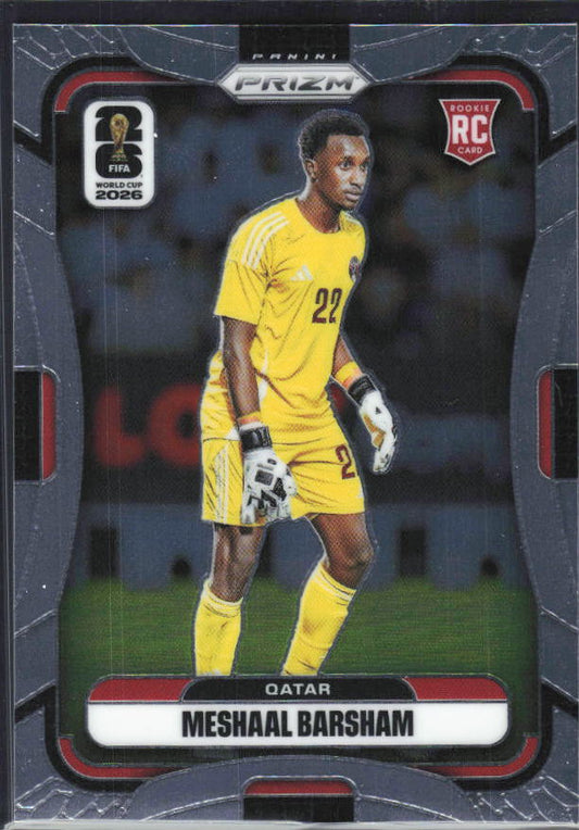 Meshaal Barsham 2026 Prizm World Cup Base framsida SKU 10807