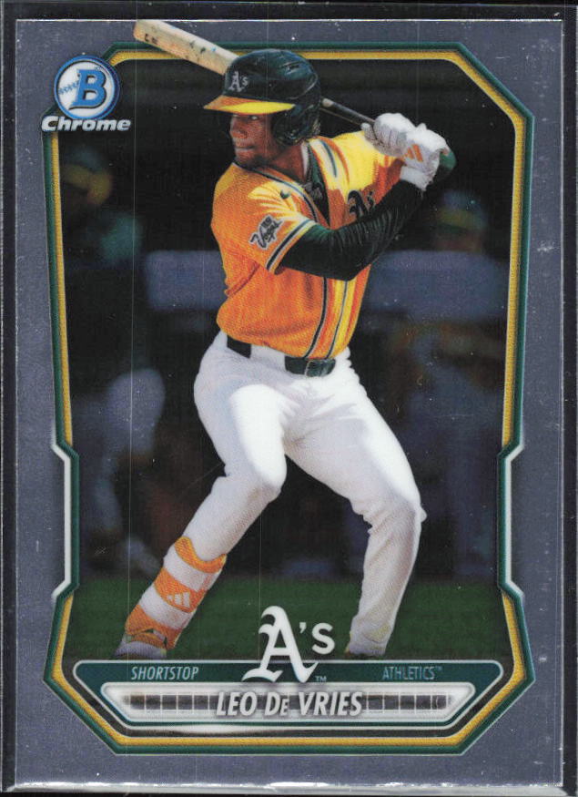Leo De Vries 2026 Bowman Chrome #BCP-170 Base – framsida