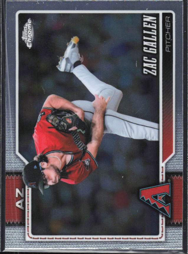Zac Gallen 2026 Topps Chrome #158 framsida