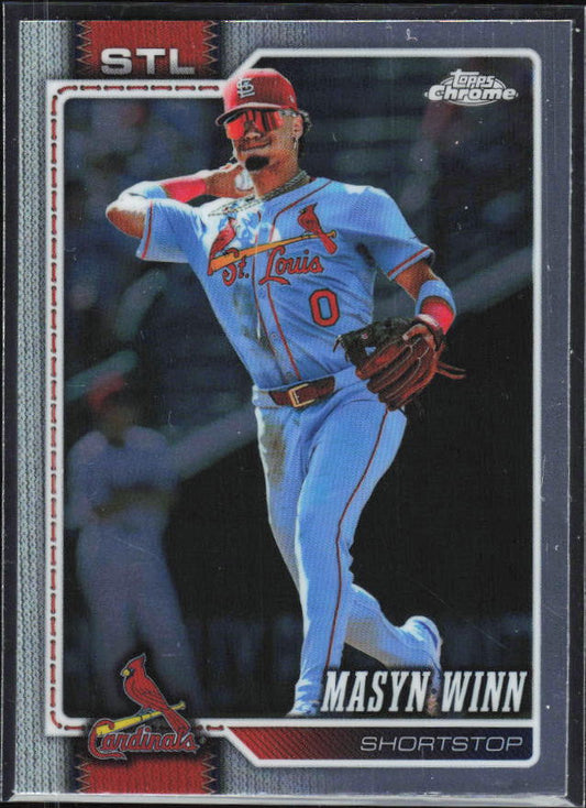 Masyn Winn 2026 Topps Chrome #217 framsida