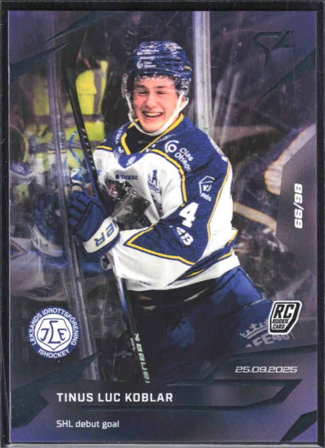 2025-26 SportZoo SHL LIVE #L-06 Tinus Luc Koblar 66/98 RC – framsida