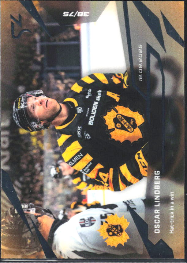 2025-26 SportZoo SHL LIVE #L-02 Oscar Lindberg 38/75 – framsida