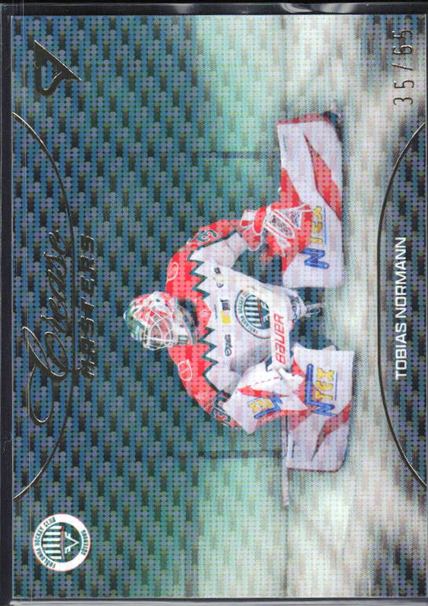 2025-26 SportZoo SHL S1 #CM-05 Tobias Normann Crease Masters Lemon Gold 35/65 – framsida