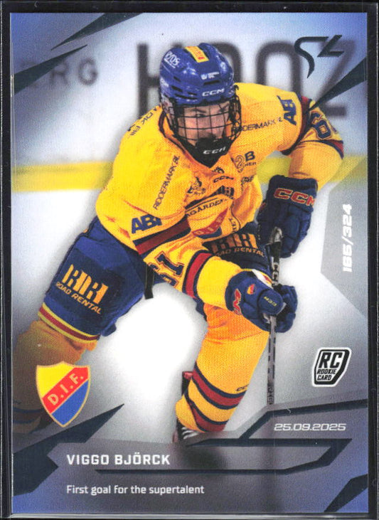 2025-26 SportZoo SHL LIVE #L-05 Viggo Björck 166/324 RC – framsida