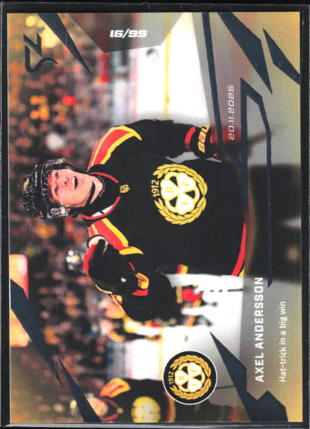 2025-26 SportZoo SHL LIVE #L-14 Axel Andersson 56/91 – framsida