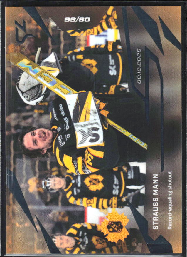 2025-26 SportZoo SHL LIVE #L-19 Strauss Mann 08/66 – framsida