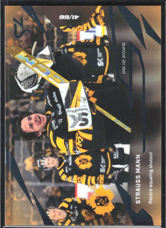 2025-26 SportZoo SHL LIVE #L-19 Strauss Mann 41/66 – framsida
