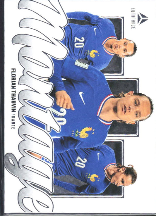 Florian Thauvin – 2026 Panini Luminance France #13 Montage – framsida