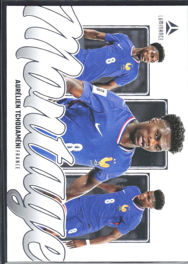 Aurélien Tchouaméni – 2026 Panini Luminance France #12 Montage – framsida
